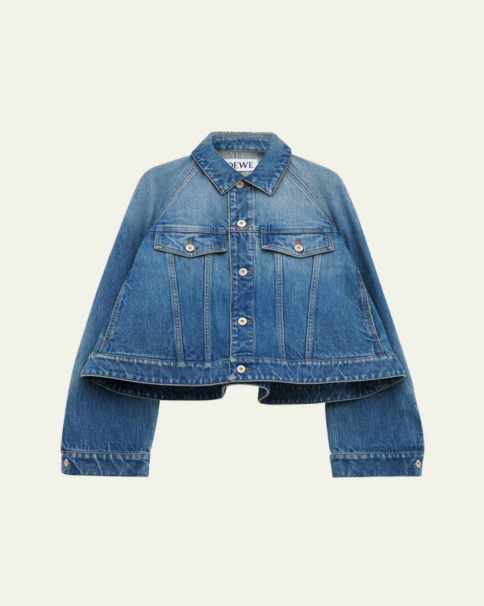 Denim Trapeze Jacket